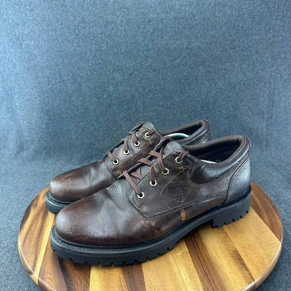 Timberland Oxfords Men's Size 14M Brown Lace Up Hiking Casual Work Leather 80500